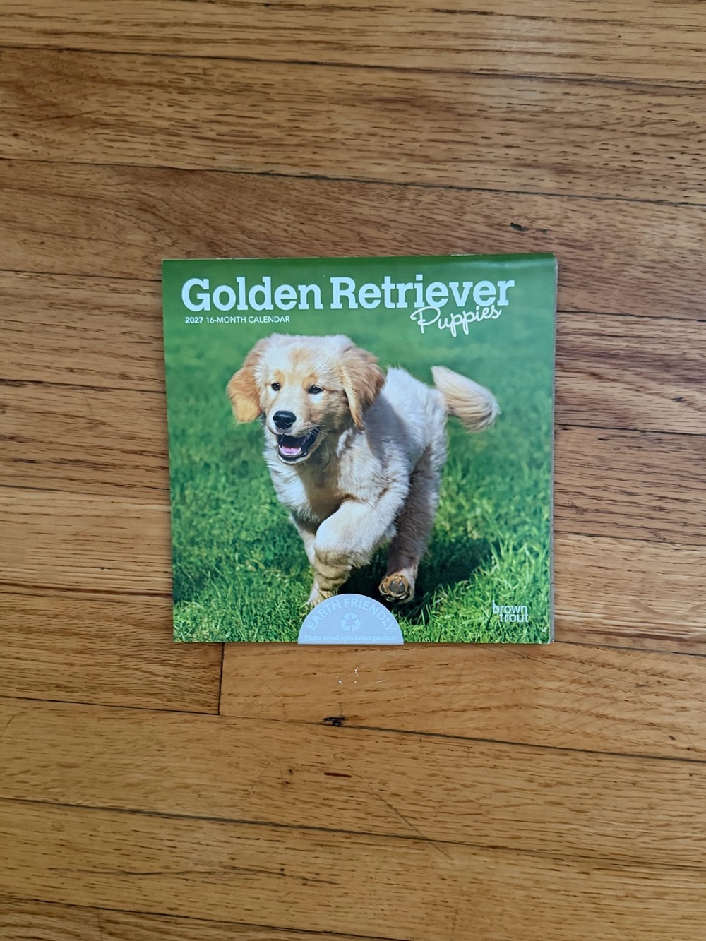 Golden Retriever Puppies Calendar 2027